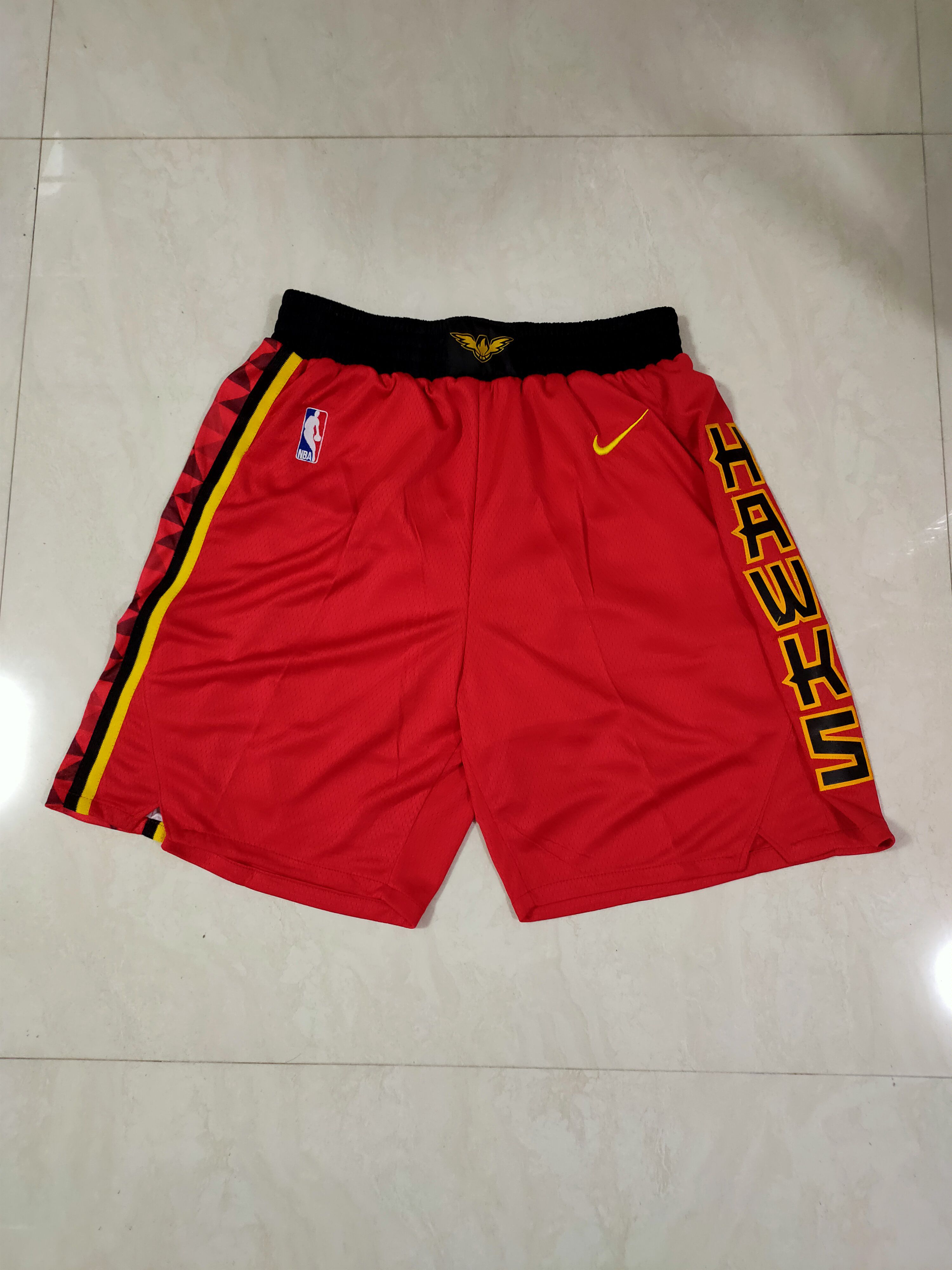 Men NBA Atlanta Hawks Red Shorts 04161->atlanta hawks->NBA Jersey